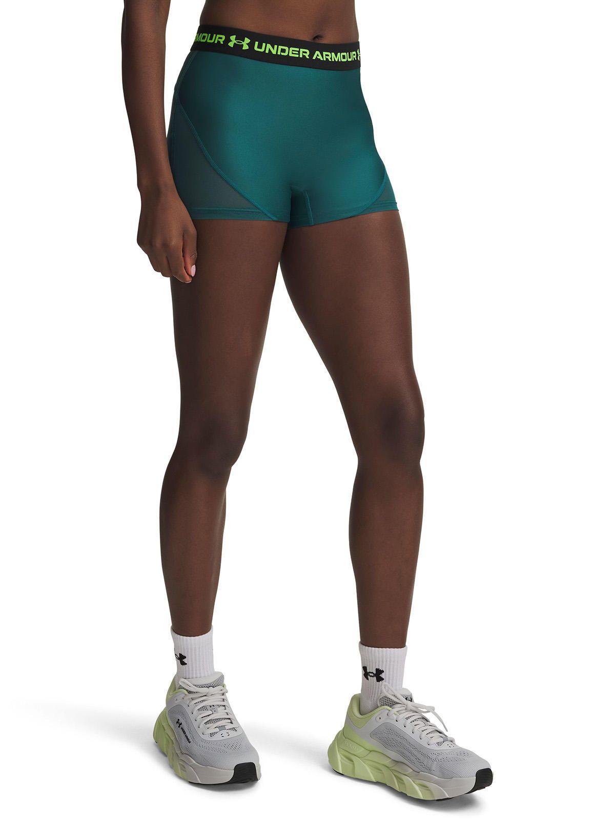 Calza Mujer Heatgear Meshy Verde-0