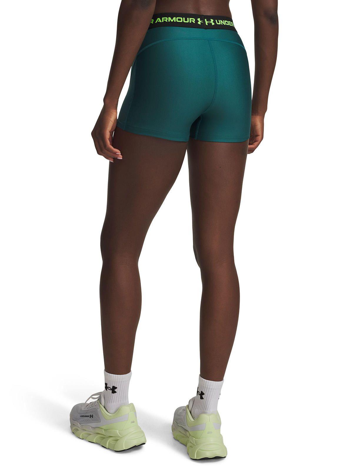 Calza Mujer Heatgear Meshy Verde-1