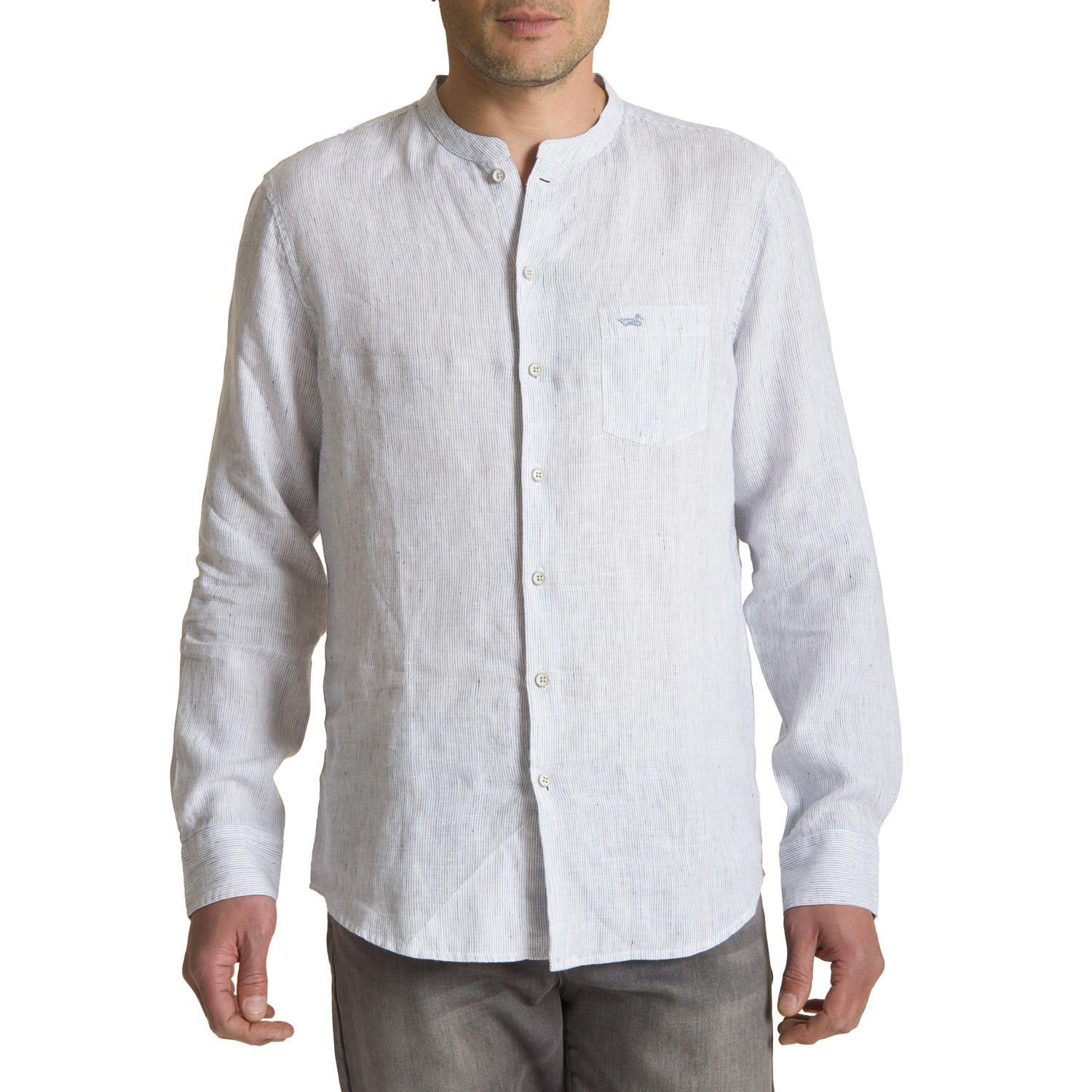 Camisa Stripe Mao Azul Rockford-0