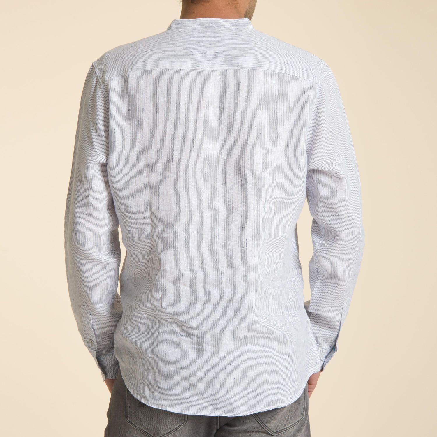 Camisa Stripe Mao Azul Rockford-2