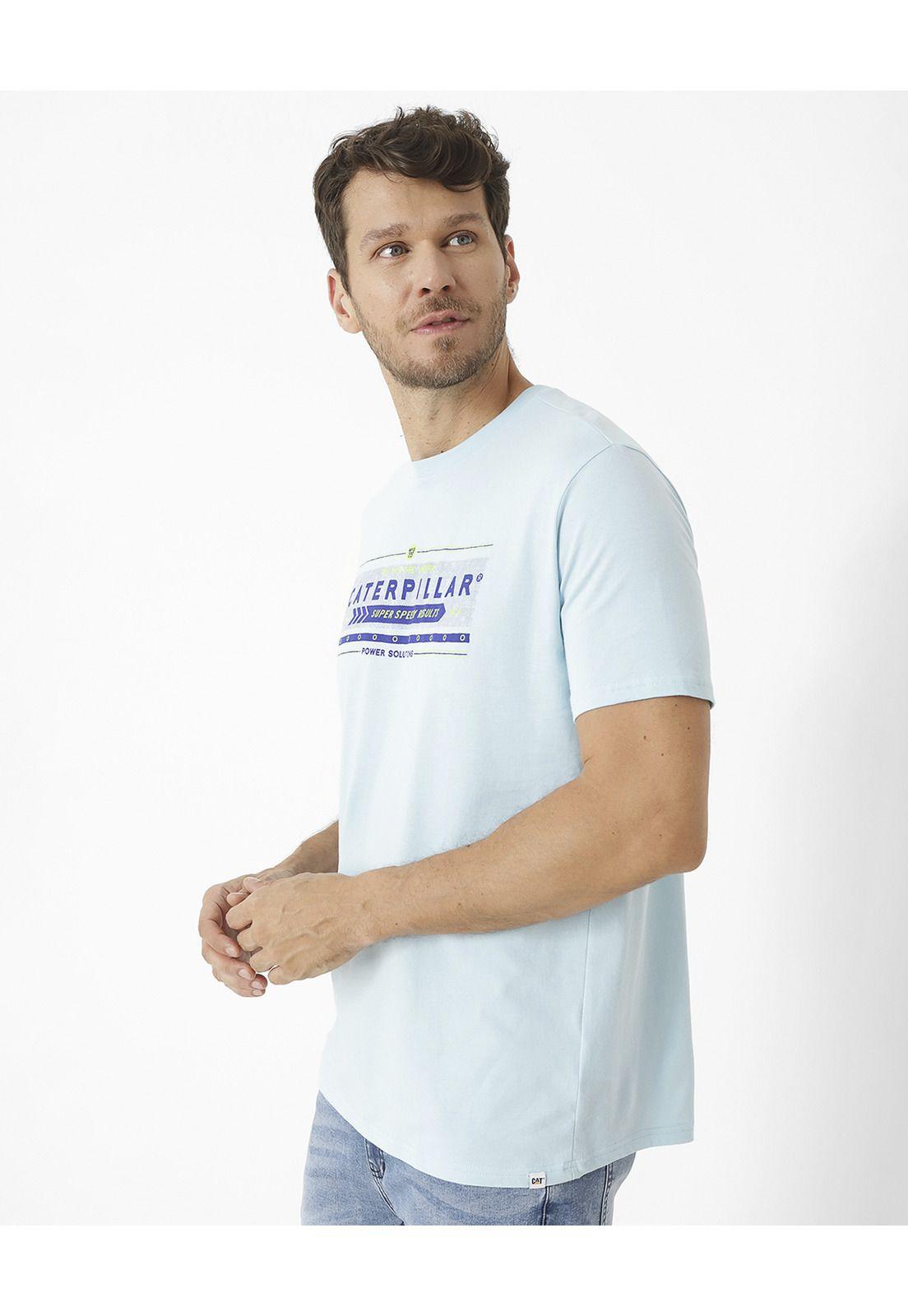 Polera M/C We Built The Stre 9 Celeste Hombre-0