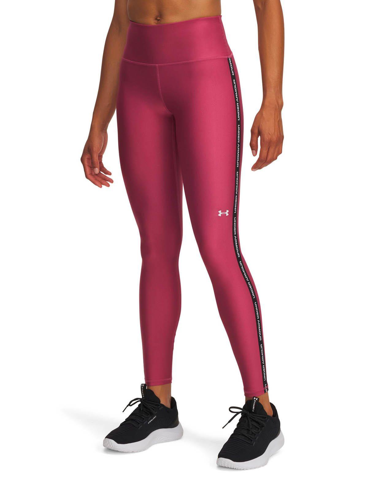 Calza Training para mujer Tech Wordmark Tape rojo -0