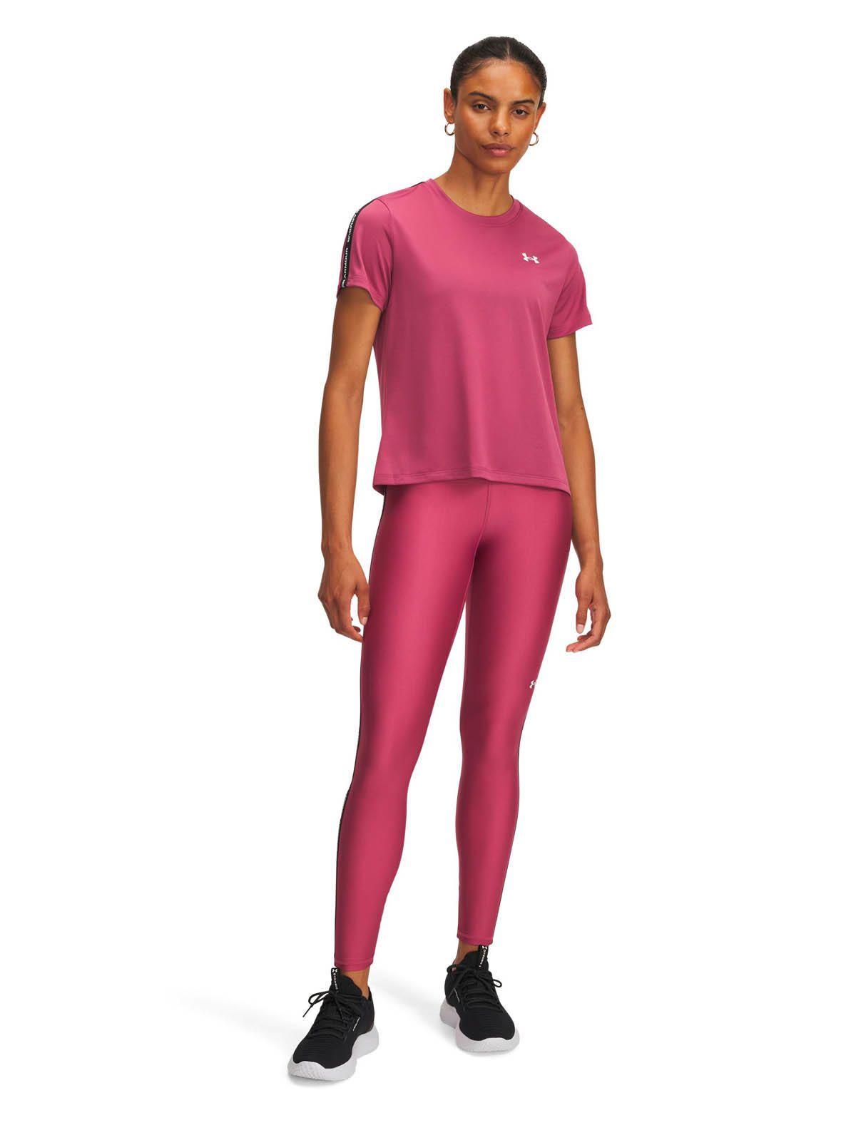 Calza Training para mujer Tech Wordmark Tape rojo -3
