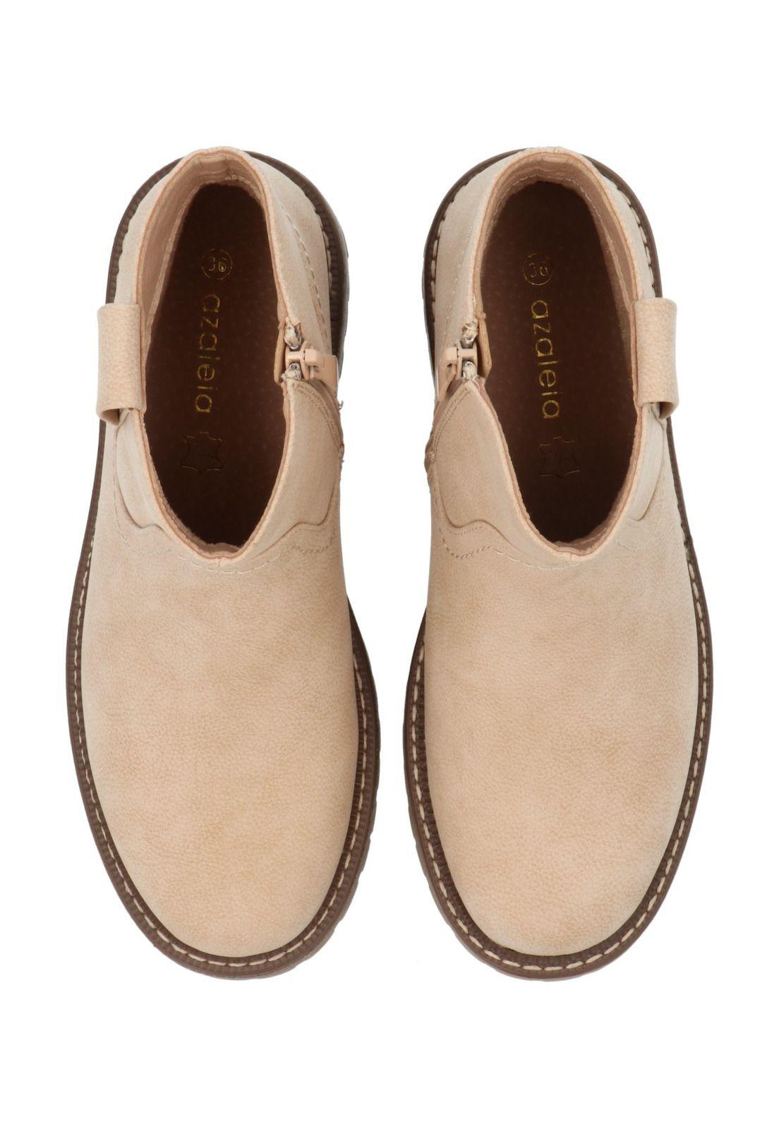 Botin Mujer Chaya Beige -7