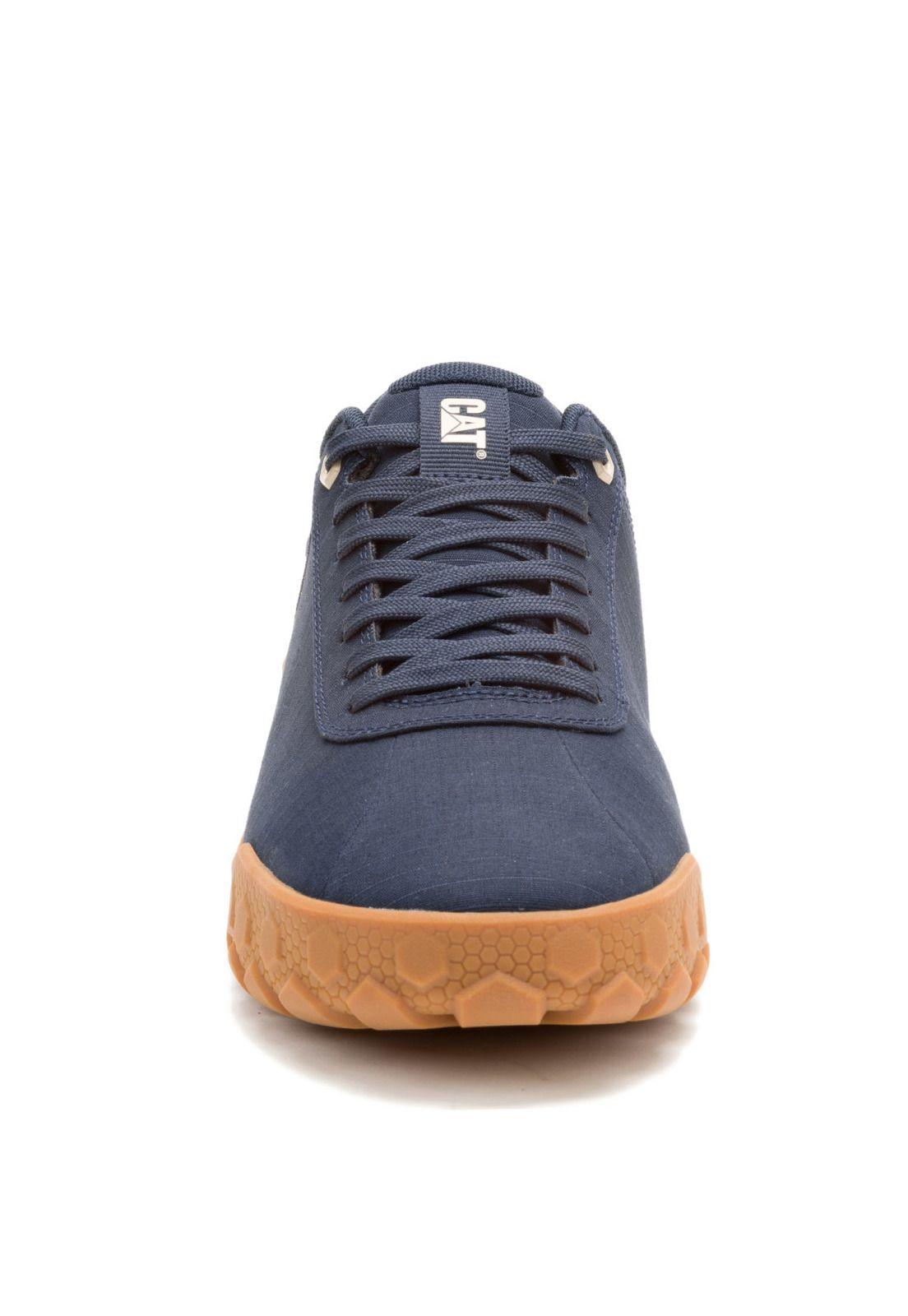 Zapatilla Hex + Canvas Hombre Azul-4