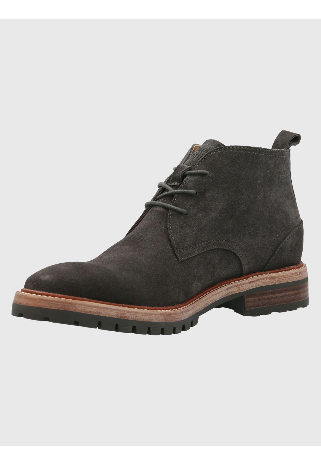 Botín Cuero Hombre Milvio Gris Oscuro-5