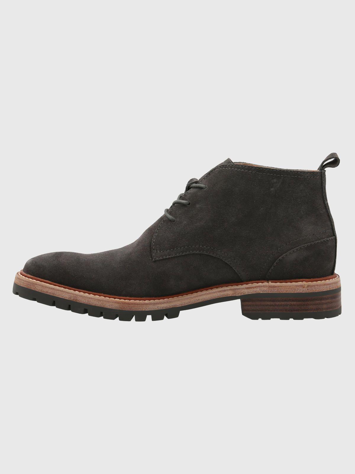 Botín Cuero Hombre Milvio Gris Oscuro-4