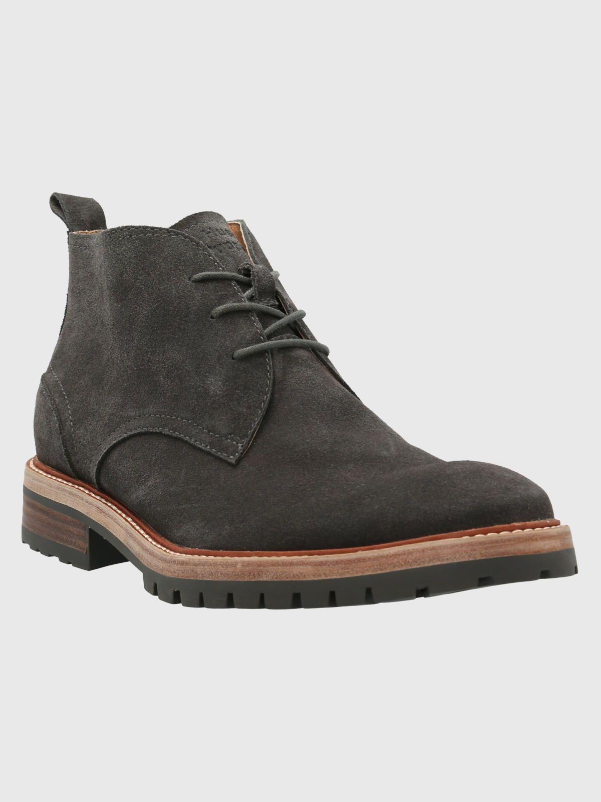 Botín Cuero Hombre Milvio Gris Oscuro-0