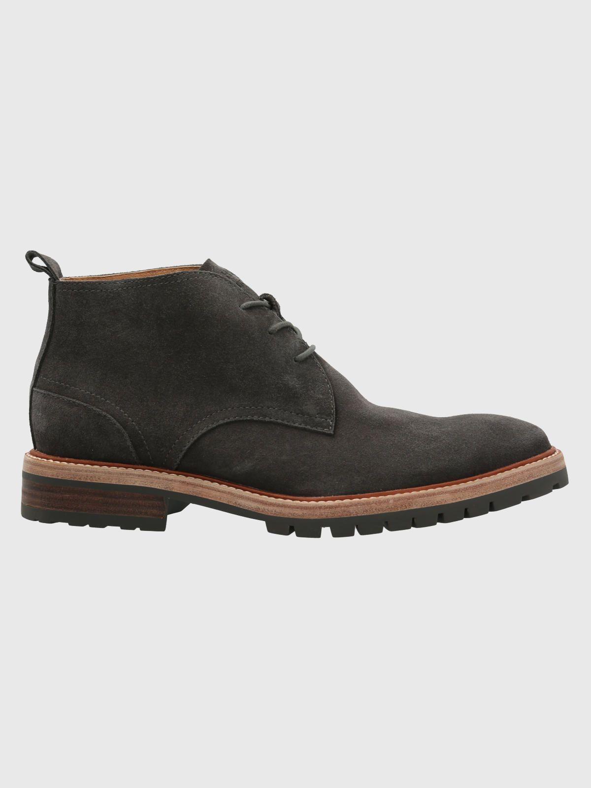 Botín Cuero Hombre Milvio Gris Oscuro-1