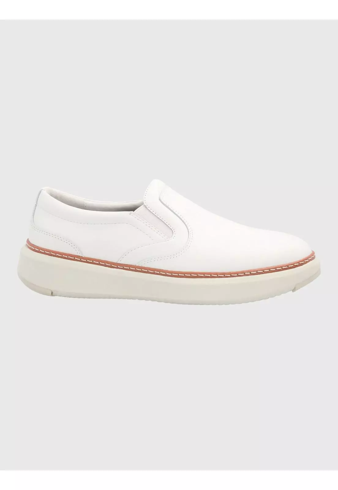 Zapato Mujer Slip On Cuero Lite G Blanco-1