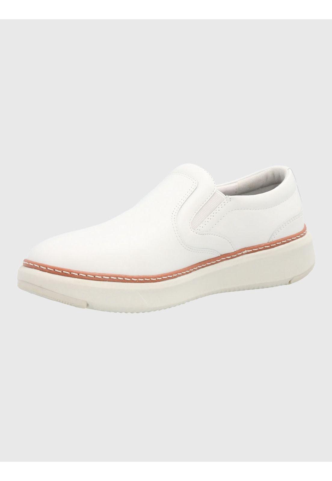 Zapato Mujer Slip On Cuero Lite G Blanco-4