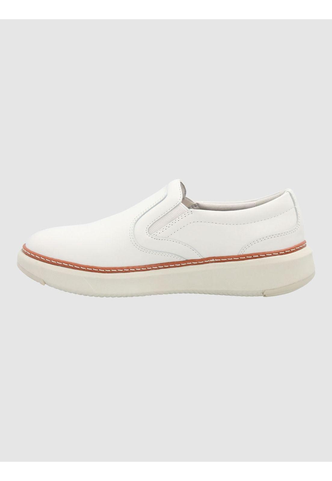 Zapato Mujer Slip On Cuero Lite G Blanco-5