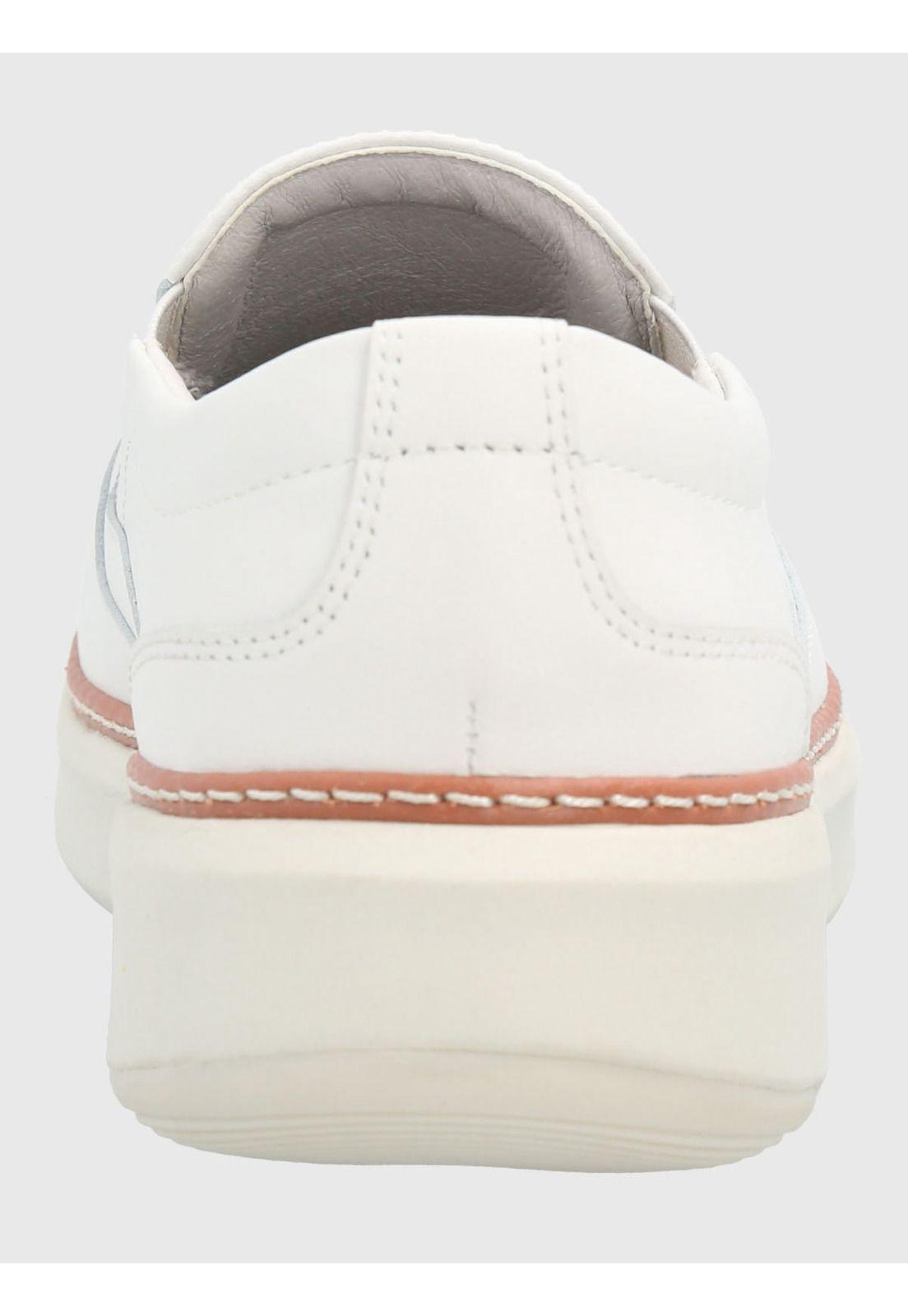 Zapato Mujer Slip On Cuero Lite G Blanco-6