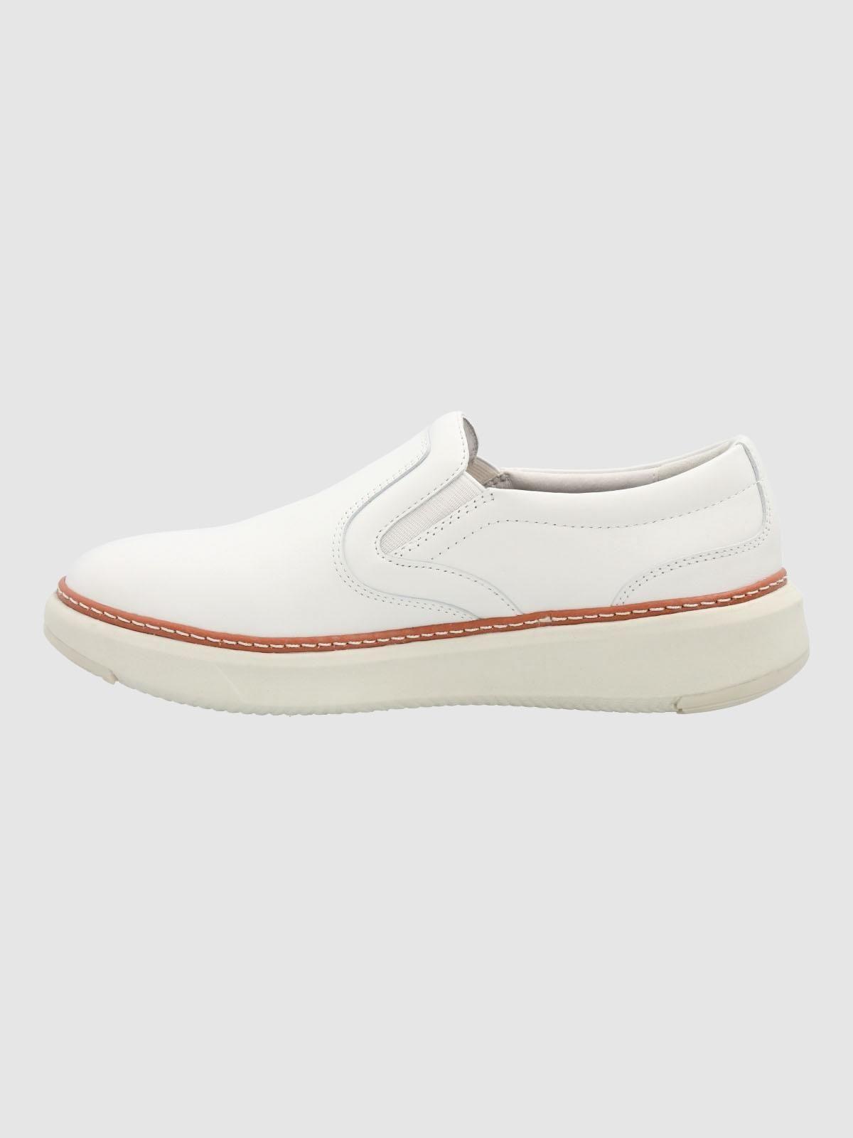 Zapato Mujer Slip On Cuero Lite G Blanco-5