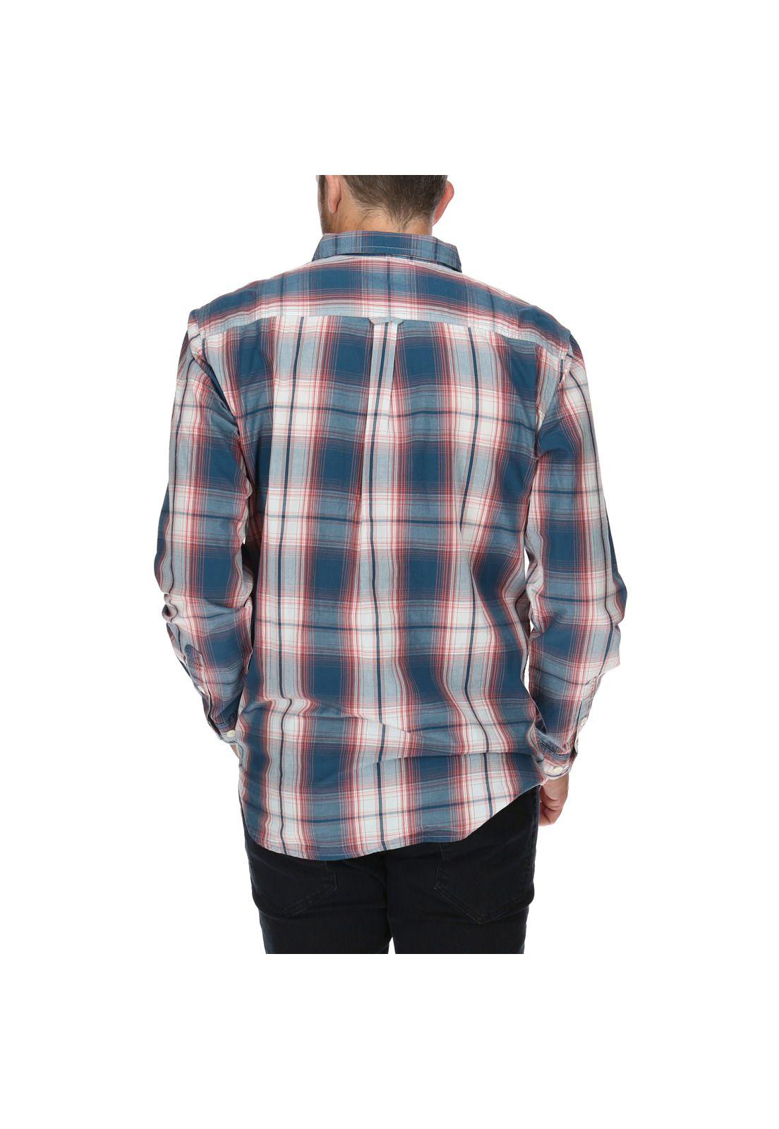 Camisa Ml Hombre Foundation L/S Western Shirt Algodón Multicolor-2