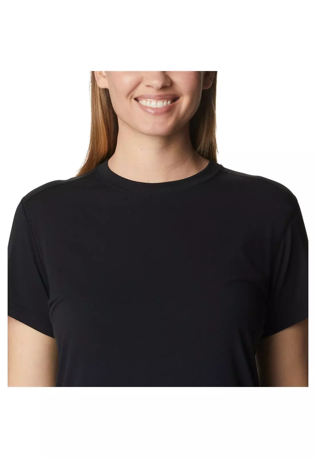Polera M/C Endless Trail Runnin Negro Mujer-1