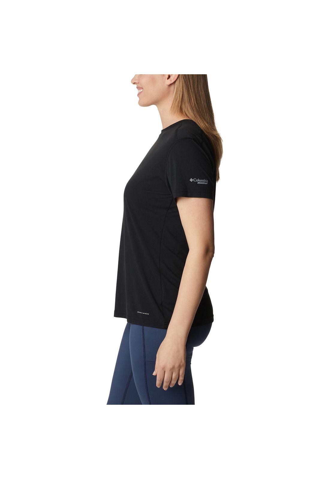 Polera M/C Endless Trail Runnin Negro Mujer-3
