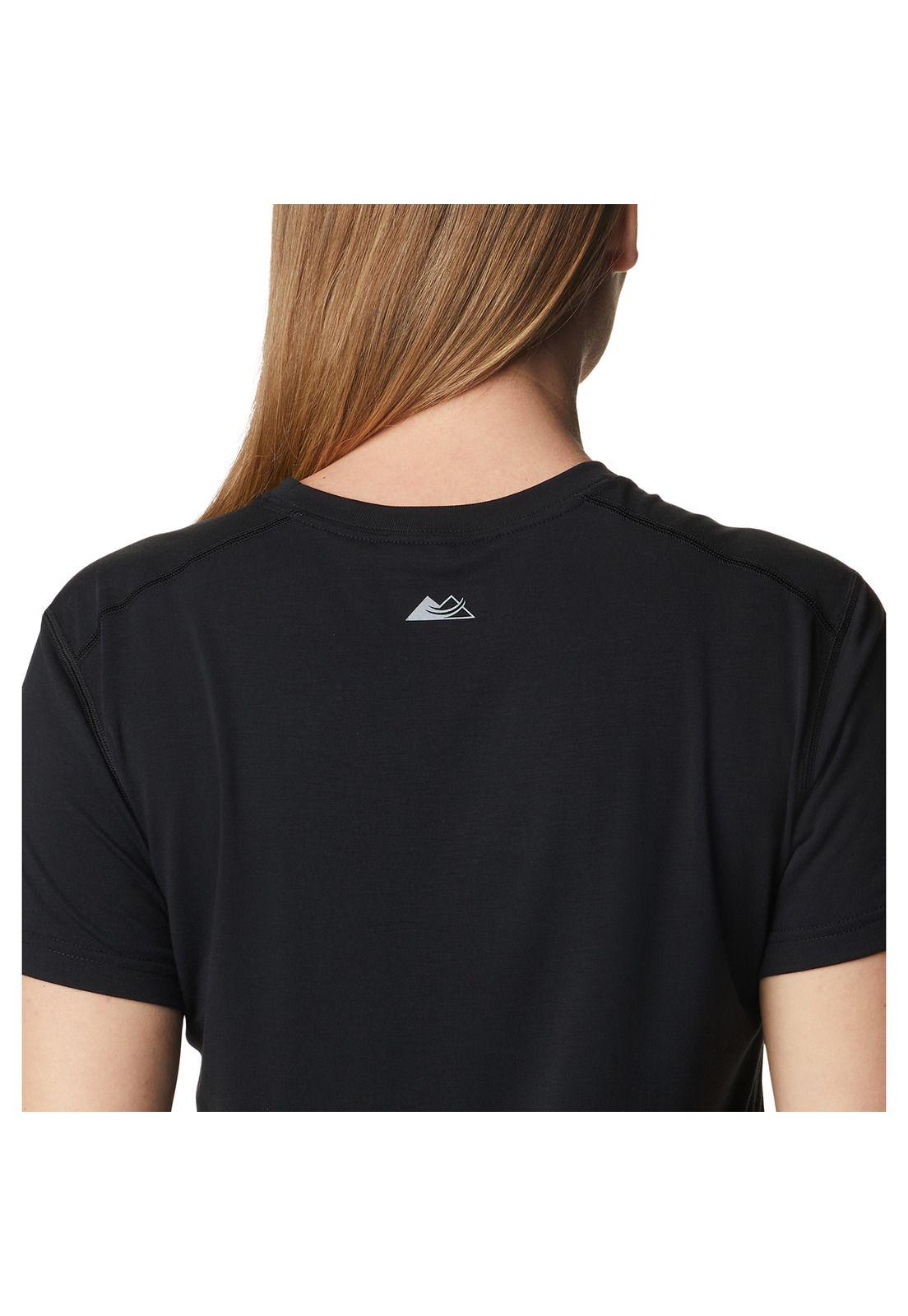 Polera M/C Endless Trail Runnin Negro Mujer-5