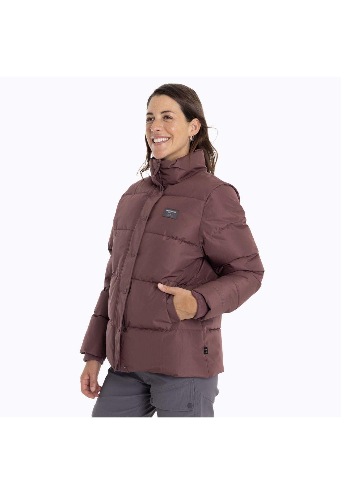 Parka Mujer Puffa Burdeo Merrell-1