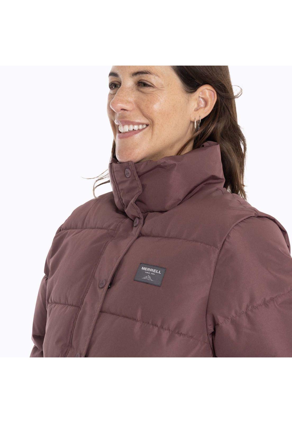 Parka Mujer Puffa Burdeo Merrell-4