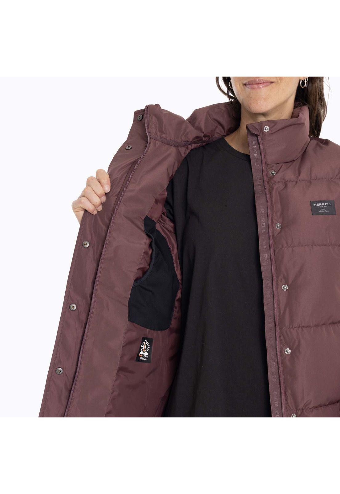 Parka Mujer Puffa Burdeo Merrell-6