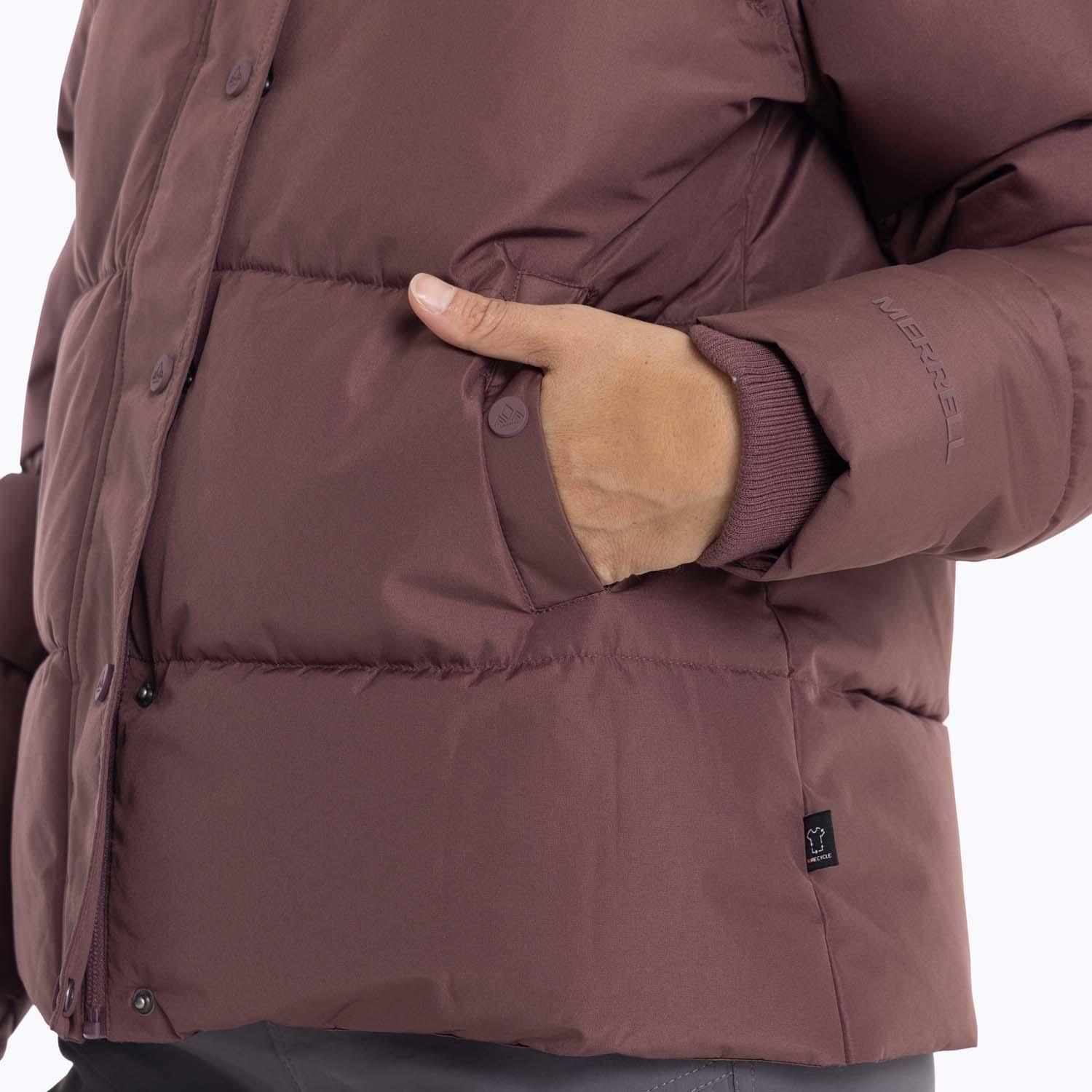 Parka Mujer Puffa Burdeo Merrell-7