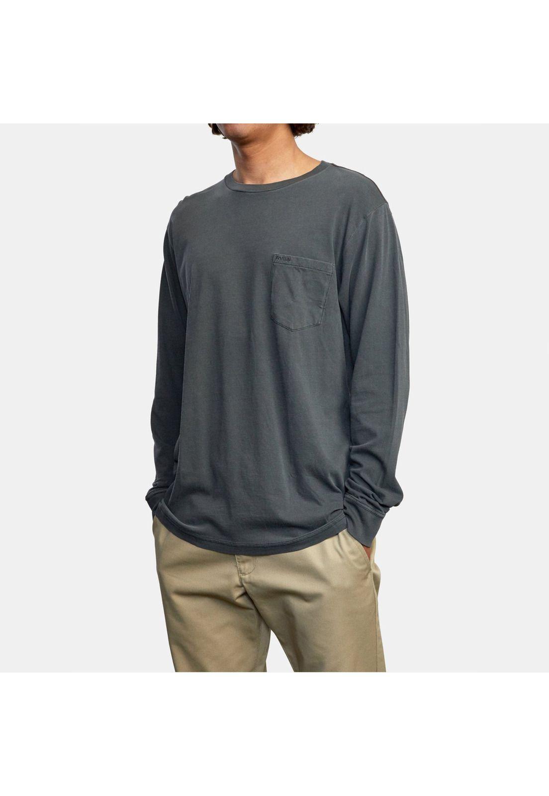 Polera M/C Hombre Ptc Pigment M Tees Gris Oscuro-3