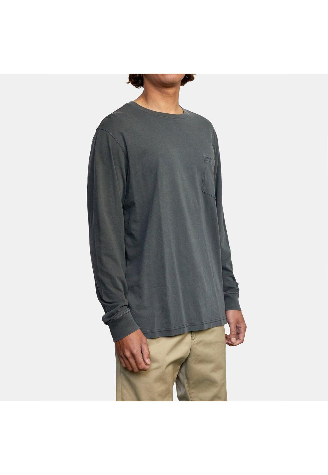 Polera M/C Hombre Ptc Pigment M Tees Gris Oscuro-4