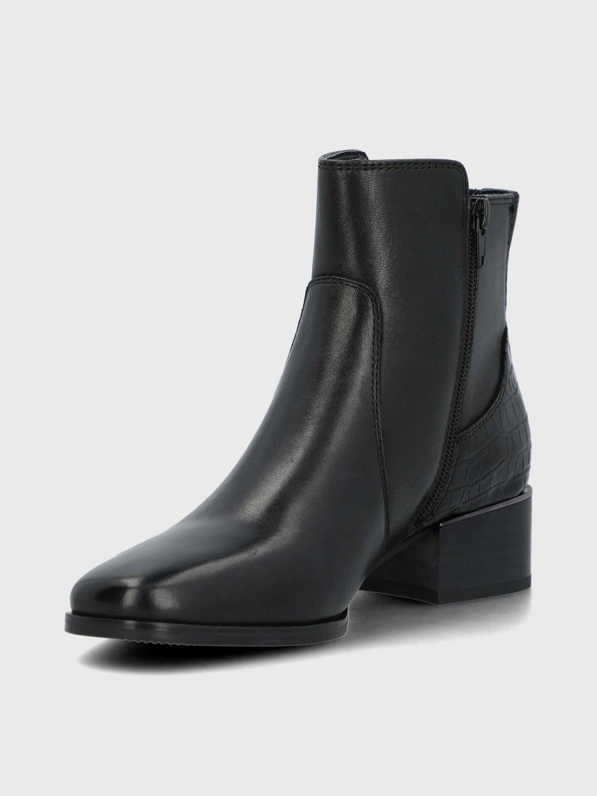 Botin Cuero Mujer Samby Negro-5