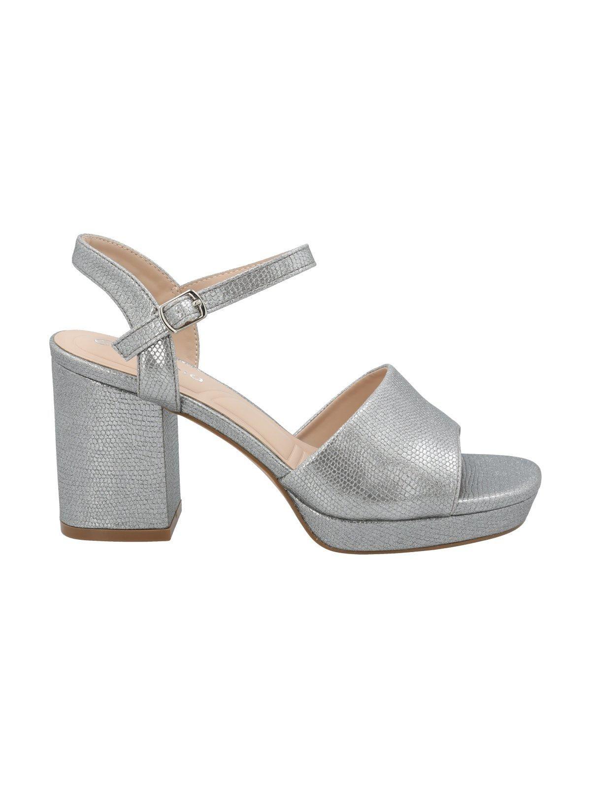 Sandalia Mujer Juani Plateado-1