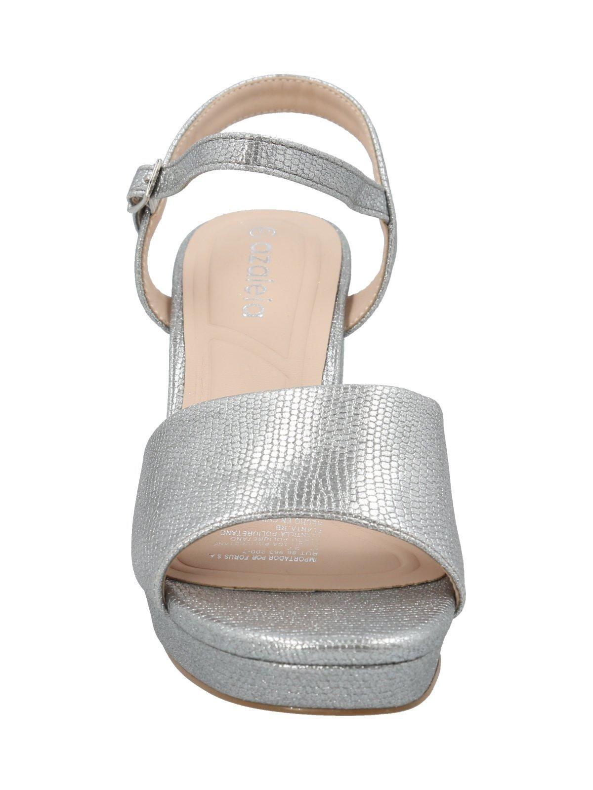 Sandalia Mujer Juani Plateado-3