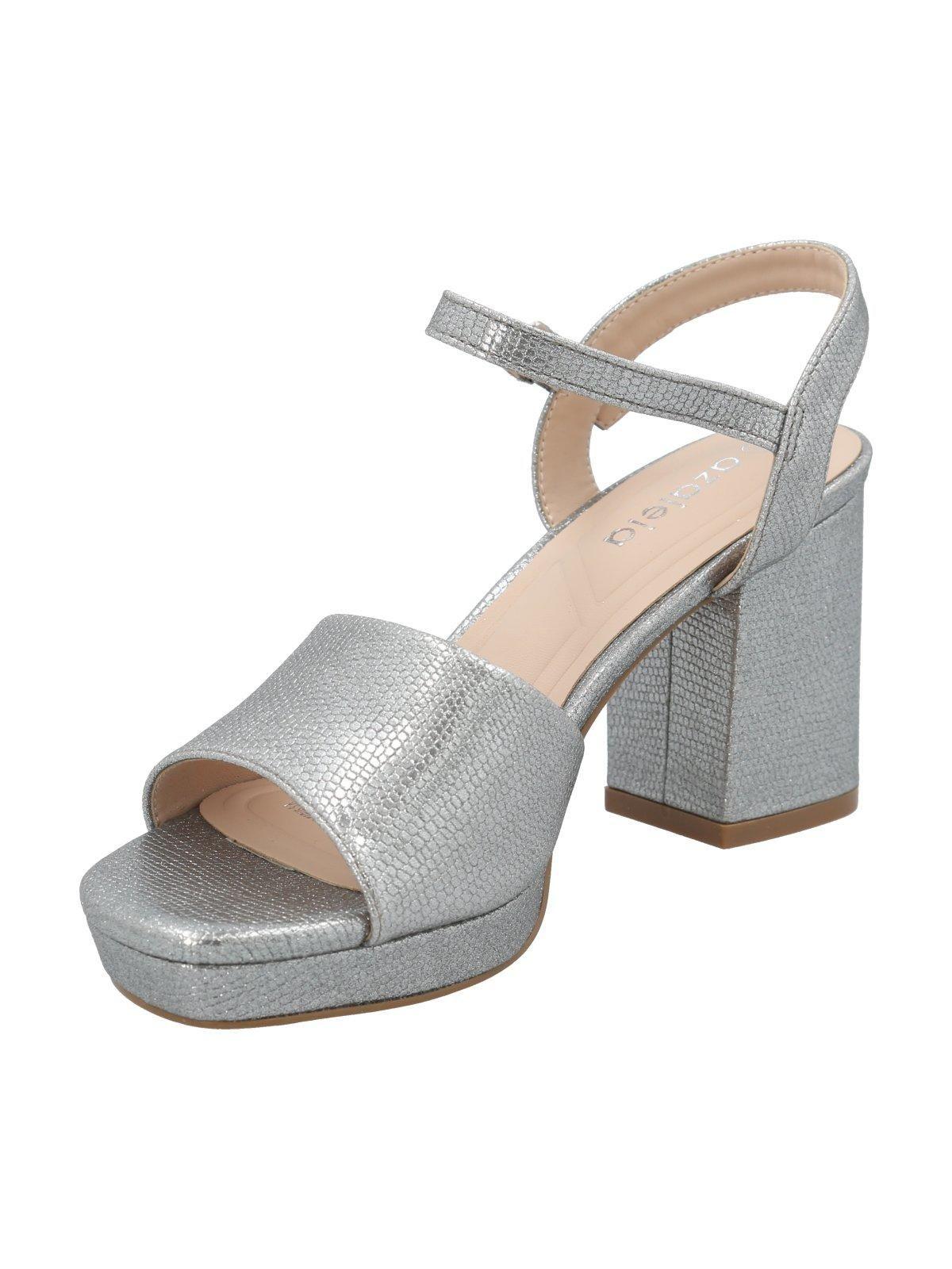 Sandalia Mujer Juani Plateado-4