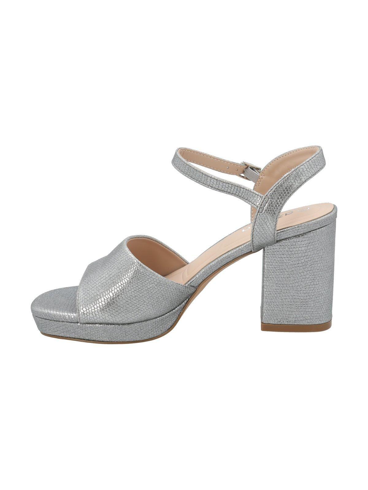 Sandalia Mujer Juani Plateado-5