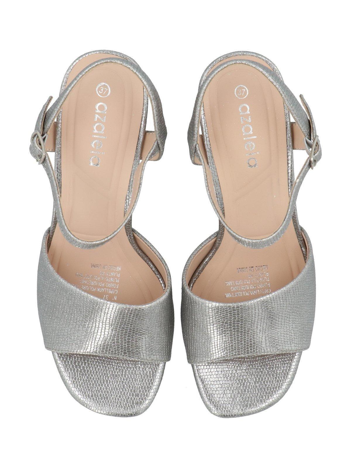 Sandalia Mujer Juani Plateado-7