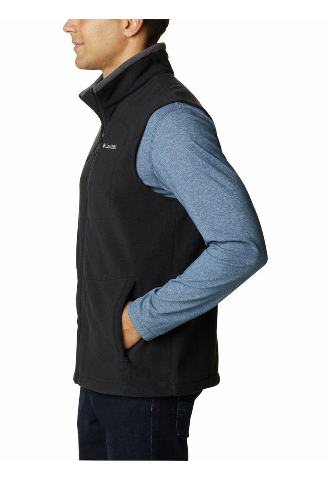 Polar Sin Mangas Hombre Fast Trek Negro-1