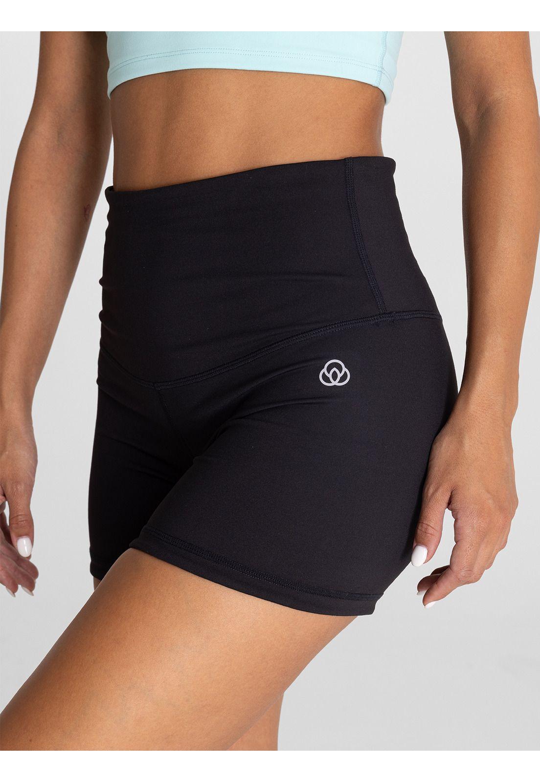 Calza corta Mujer Short Legg Flo Negra-4
