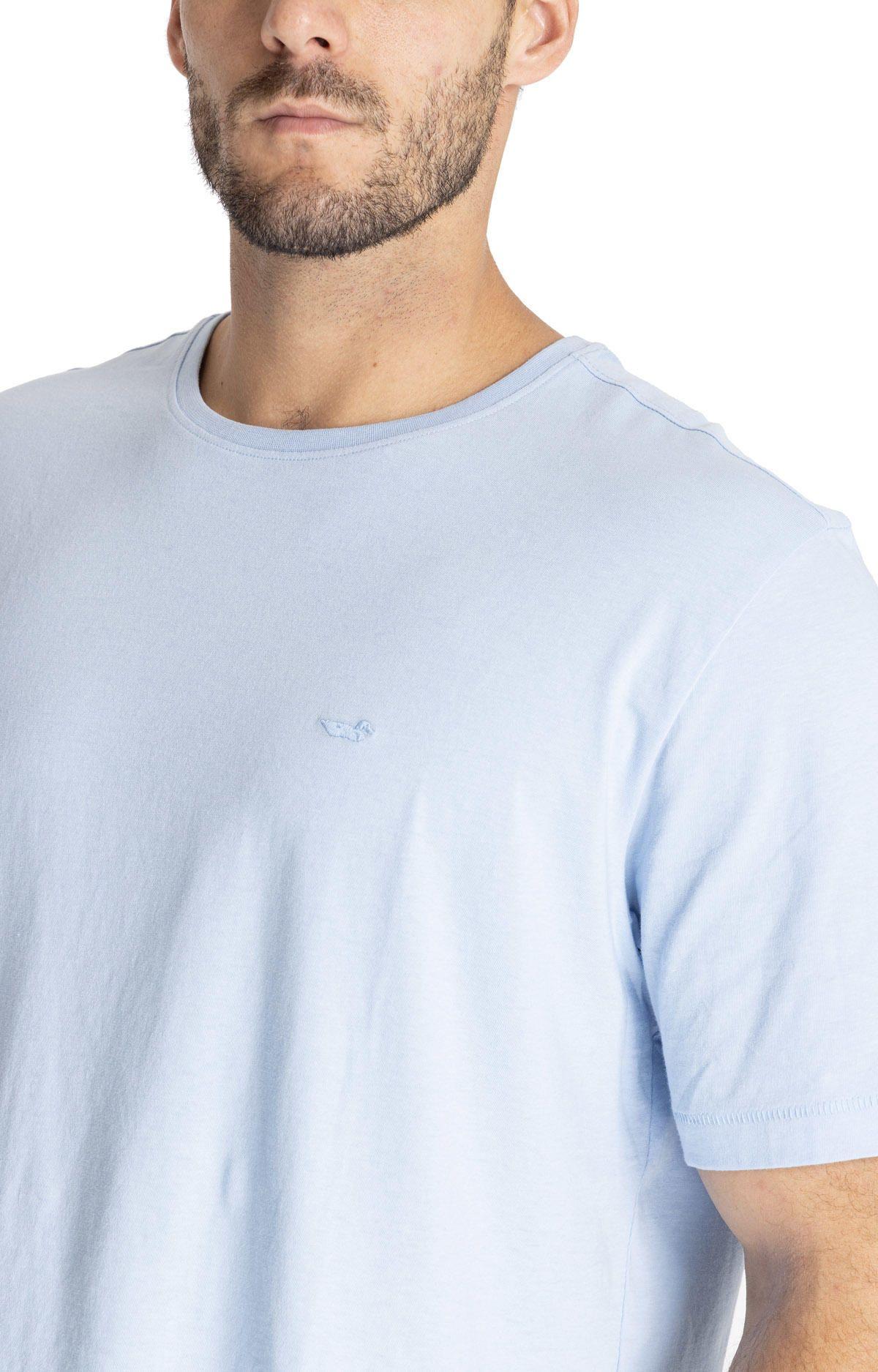 Polera M/C Hombre Organic Celeste-6