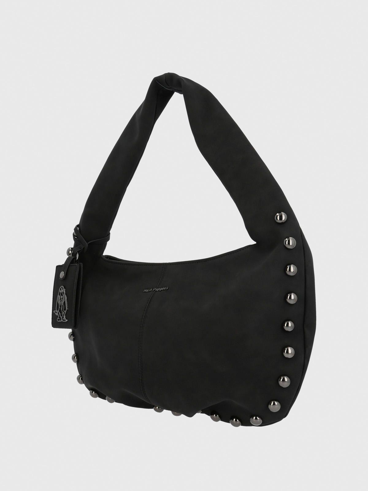Cartera Ecocuero Mujer Taffy Hobo Negro-1
