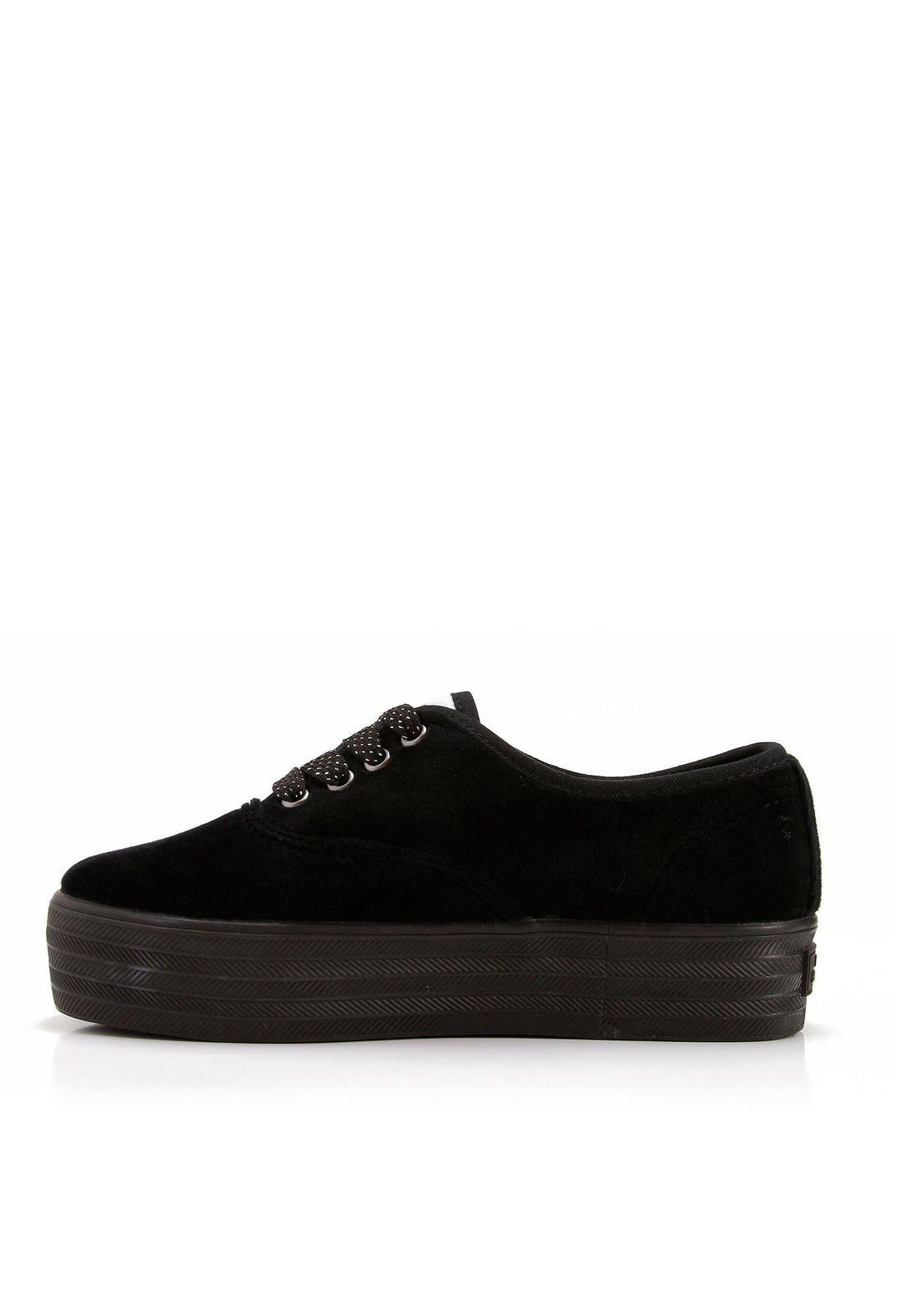 Zapatilla Textil Managua Negro-3