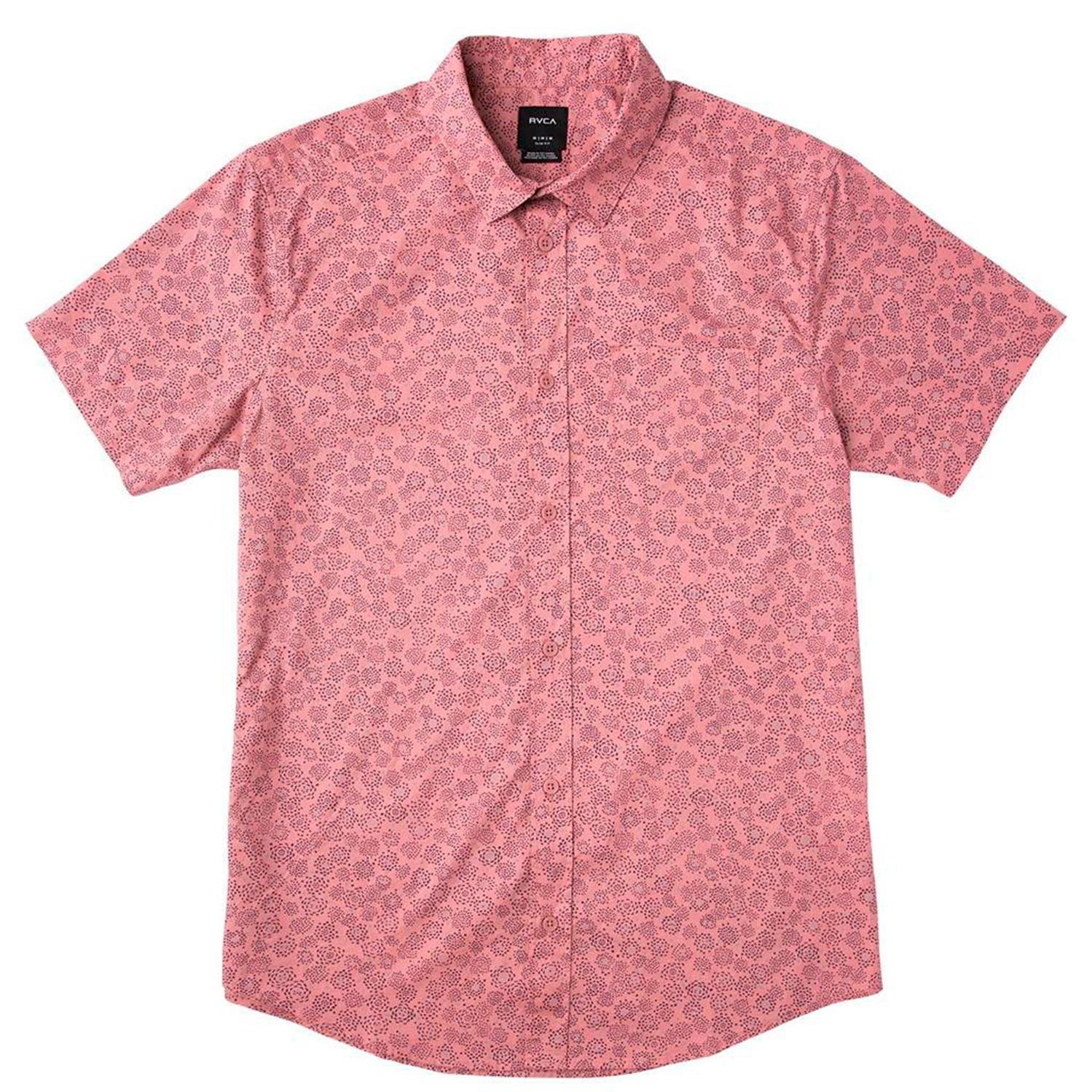 Camisa M/C Hombre Cleta Ss Rosado Rvca-0