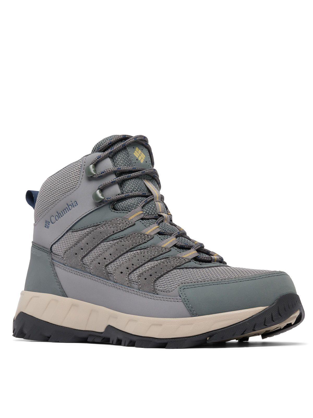 Botín Hombre Strata Trail Mid Wp Gris-0