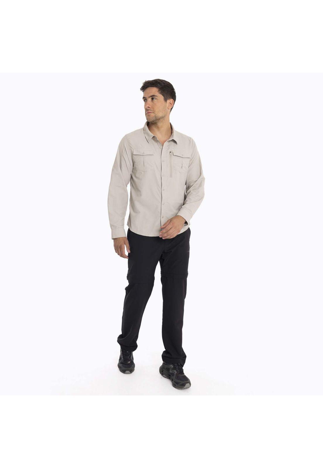 Camisa Hombre Kuskov Merrell Beige-6