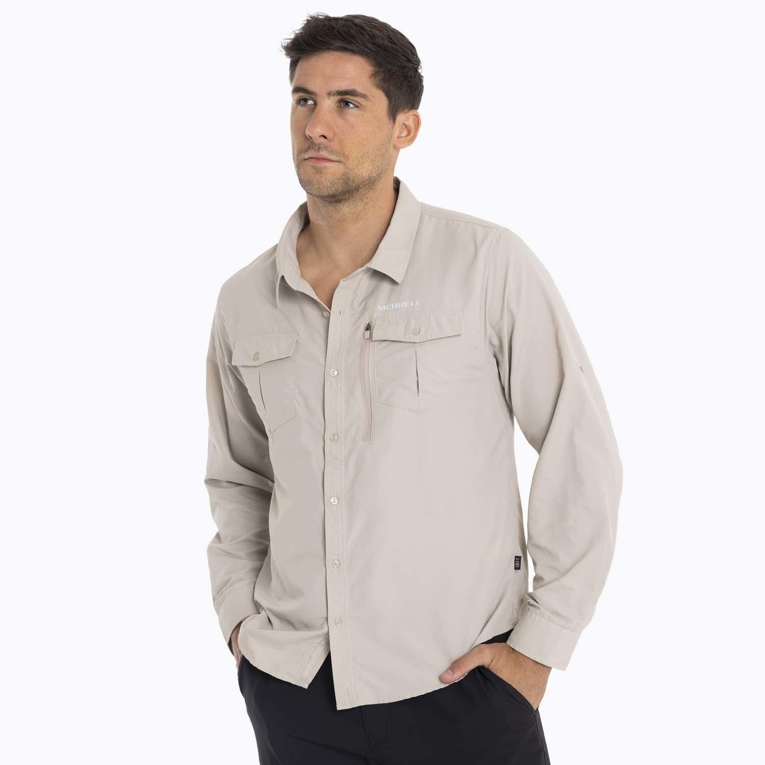 Camisa Hombre Kuskov Merrell Beige-0