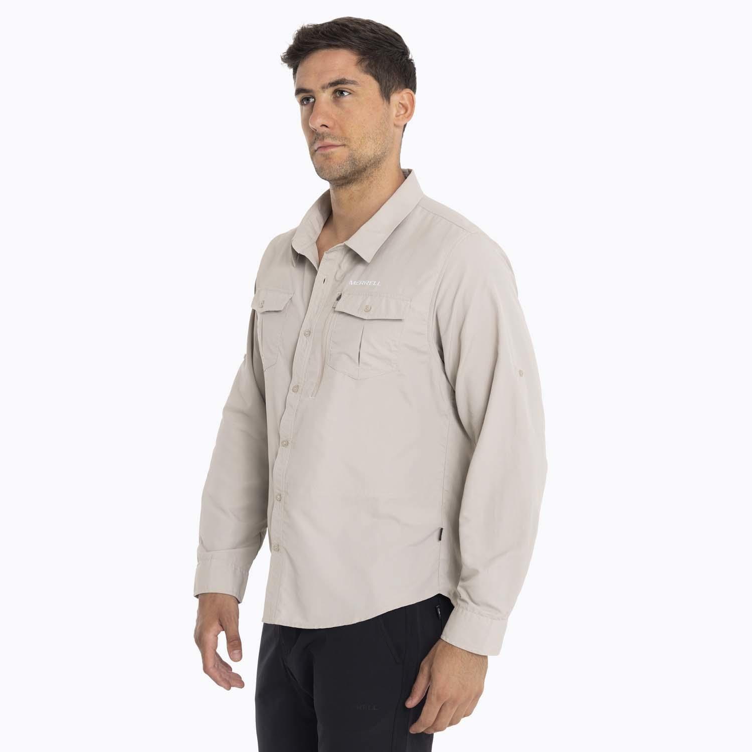 Camisa Hombre Kuskov Merrell Beige-3