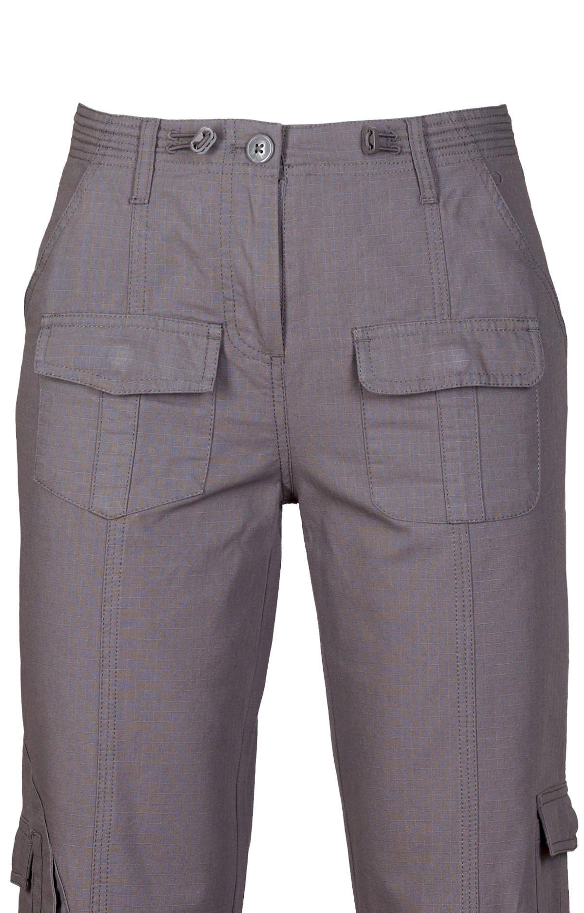 Pantalón Algodón Orgánico Mujer Mar Gris-3