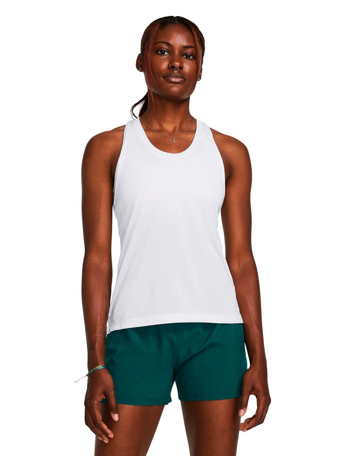 Polera de lanzamiento UA mujer Blanco-3