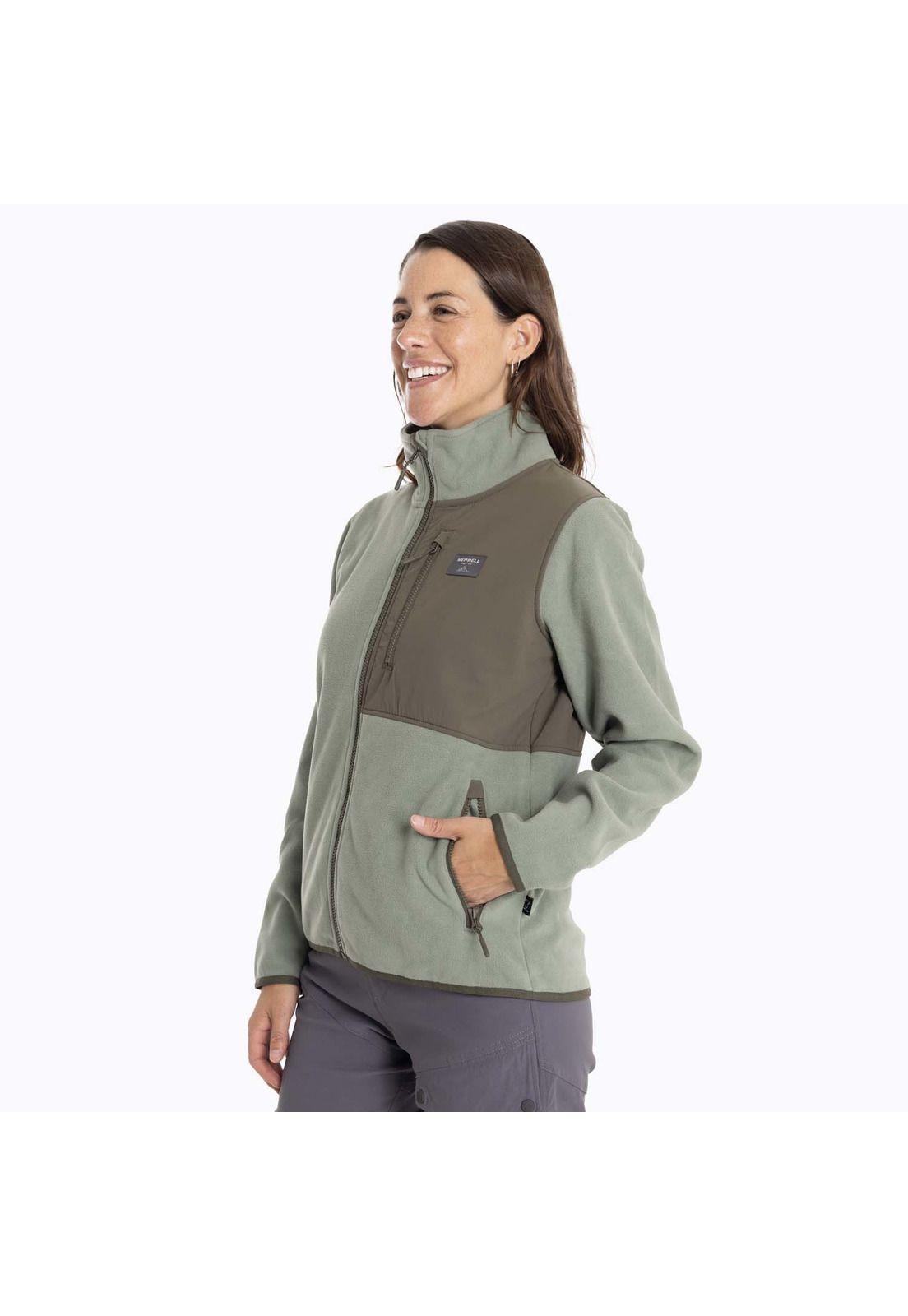 Polar Mujer Noatak Microfleece Verde Merrell-1