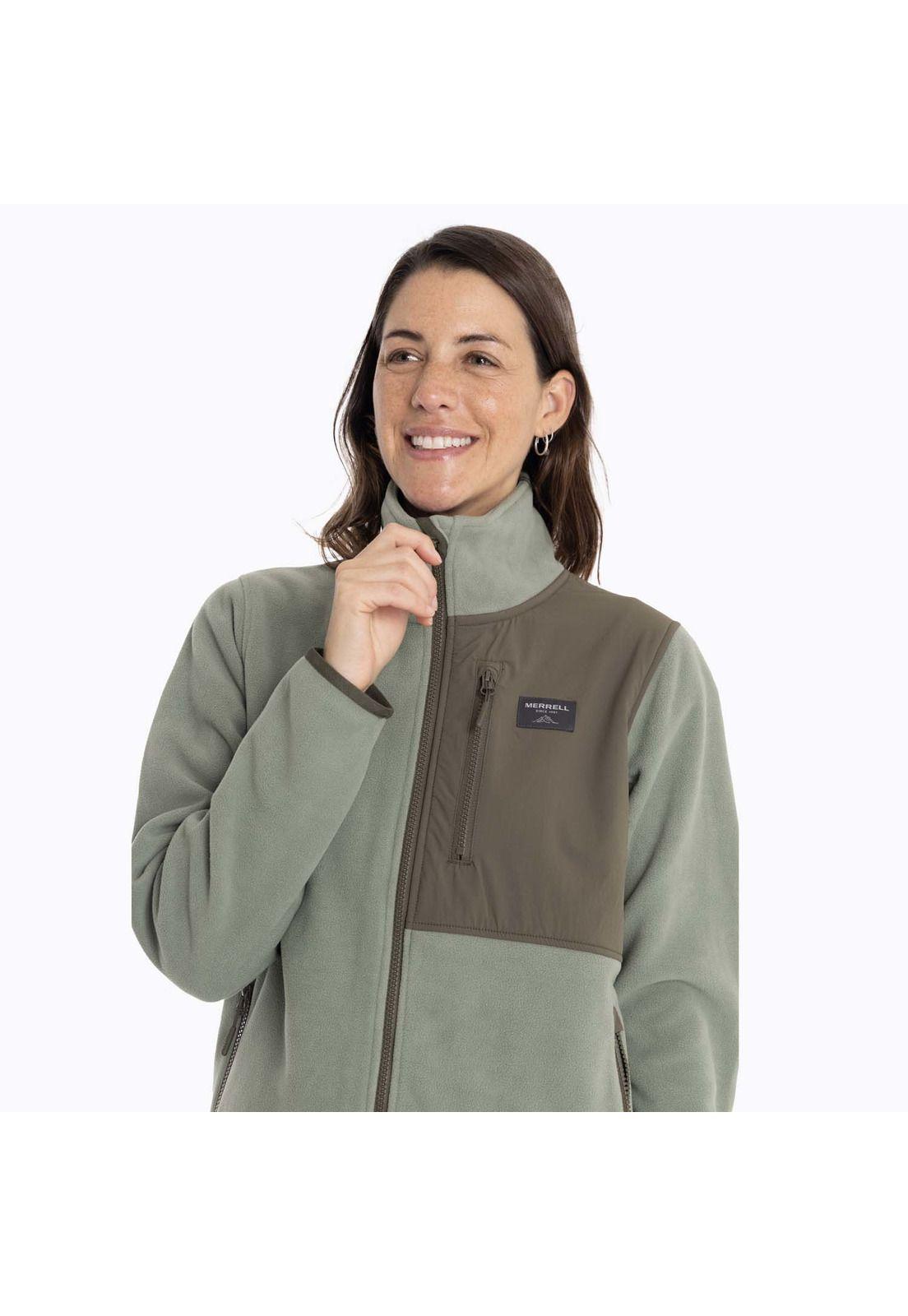 Polar Mujer Noatak Microfleece Verde Merrell-4