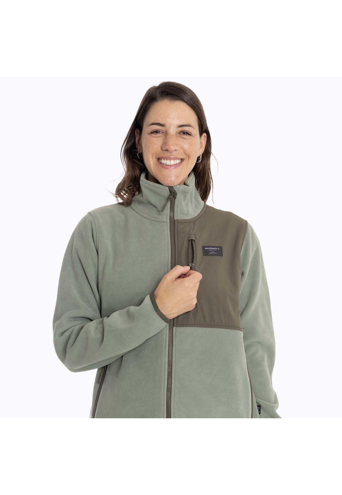 Polar Mujer Noatak Microfleece Verde Merrell-5