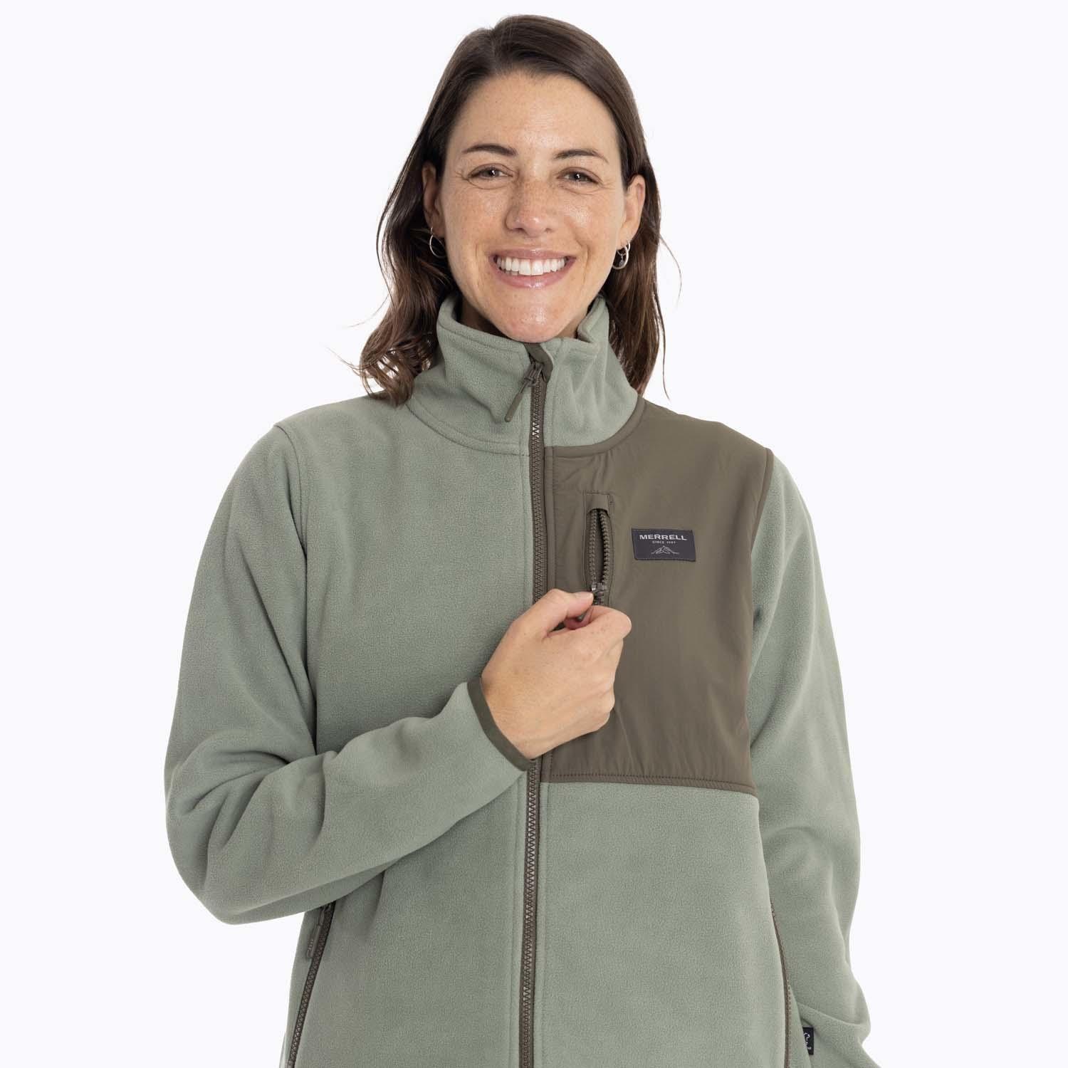 Polar Mujer Noatak Microfleece Verde Merrell-5